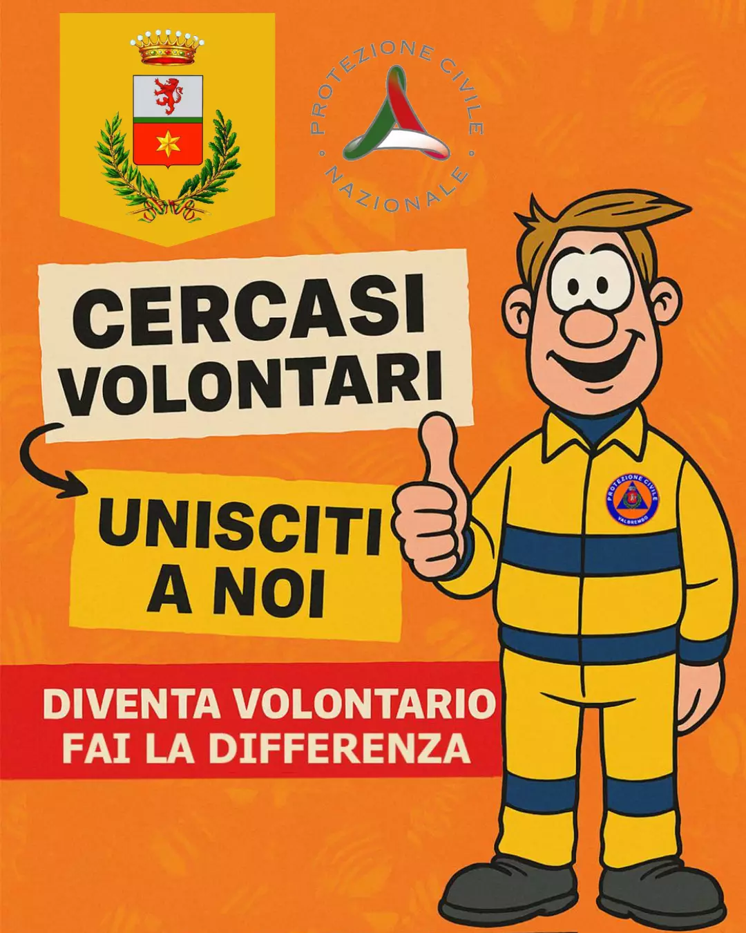 Diventa anche tu custode del territorio! - Campagna reclutamento Volontari di Protezione Civile