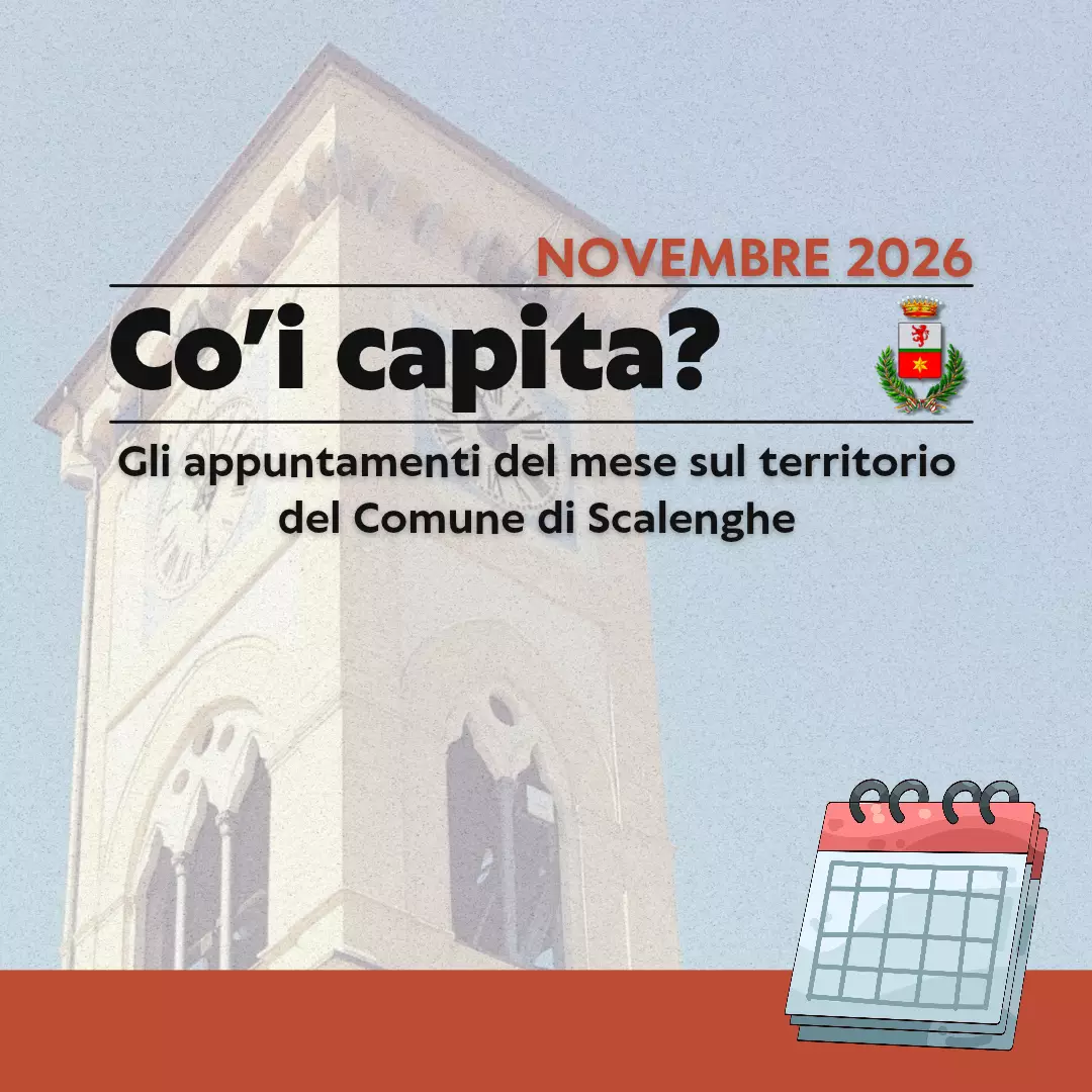 Co’a-i capita? - novembre 2026