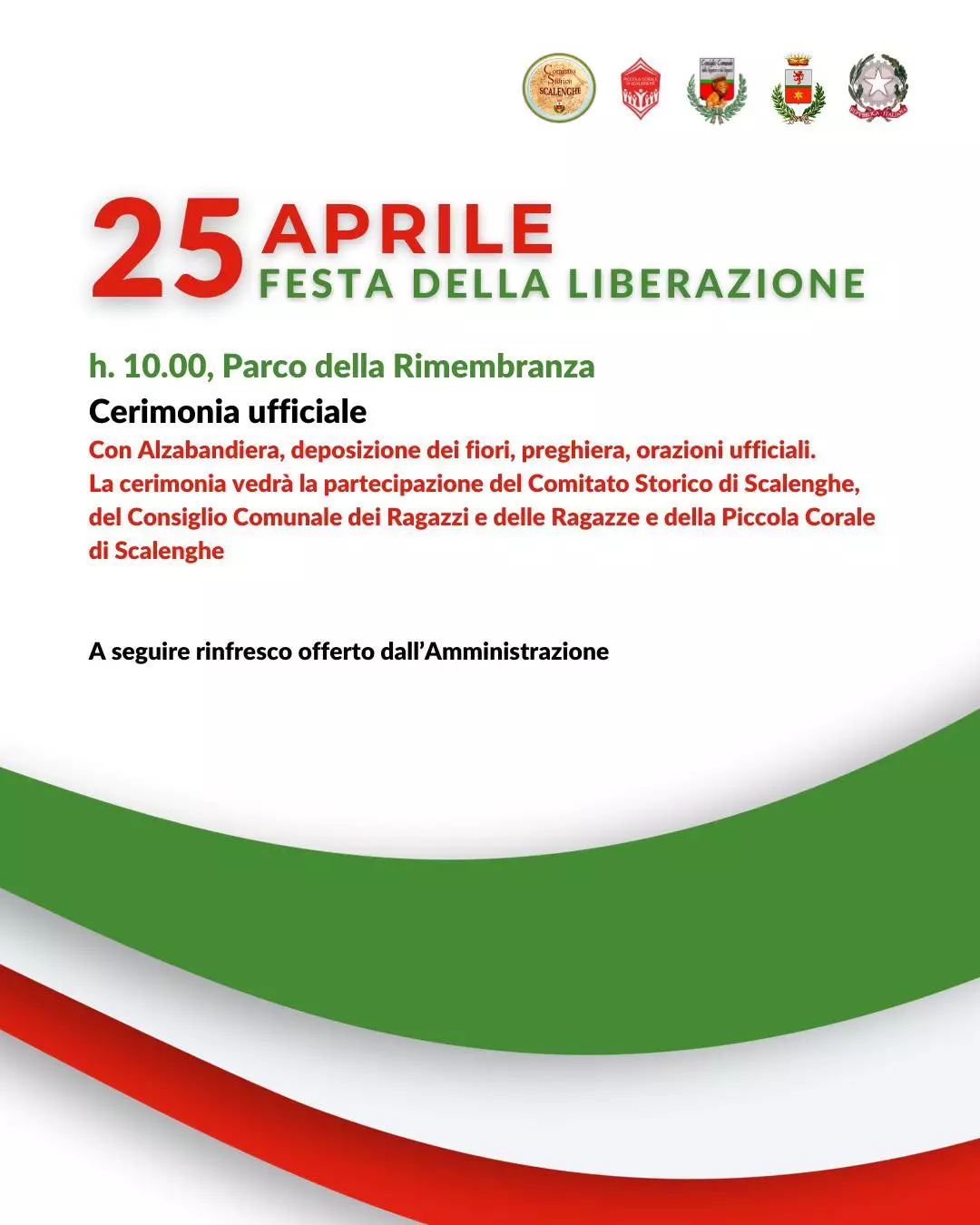 Celebrazione 25 aprile 2026