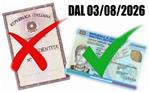 Carta identità cartacea sostituita da CIE