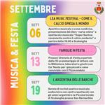 Eventi settembre 2025